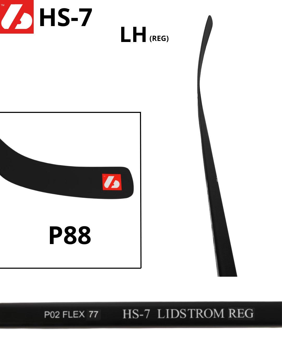 Palo de hockey de carbono HS-7