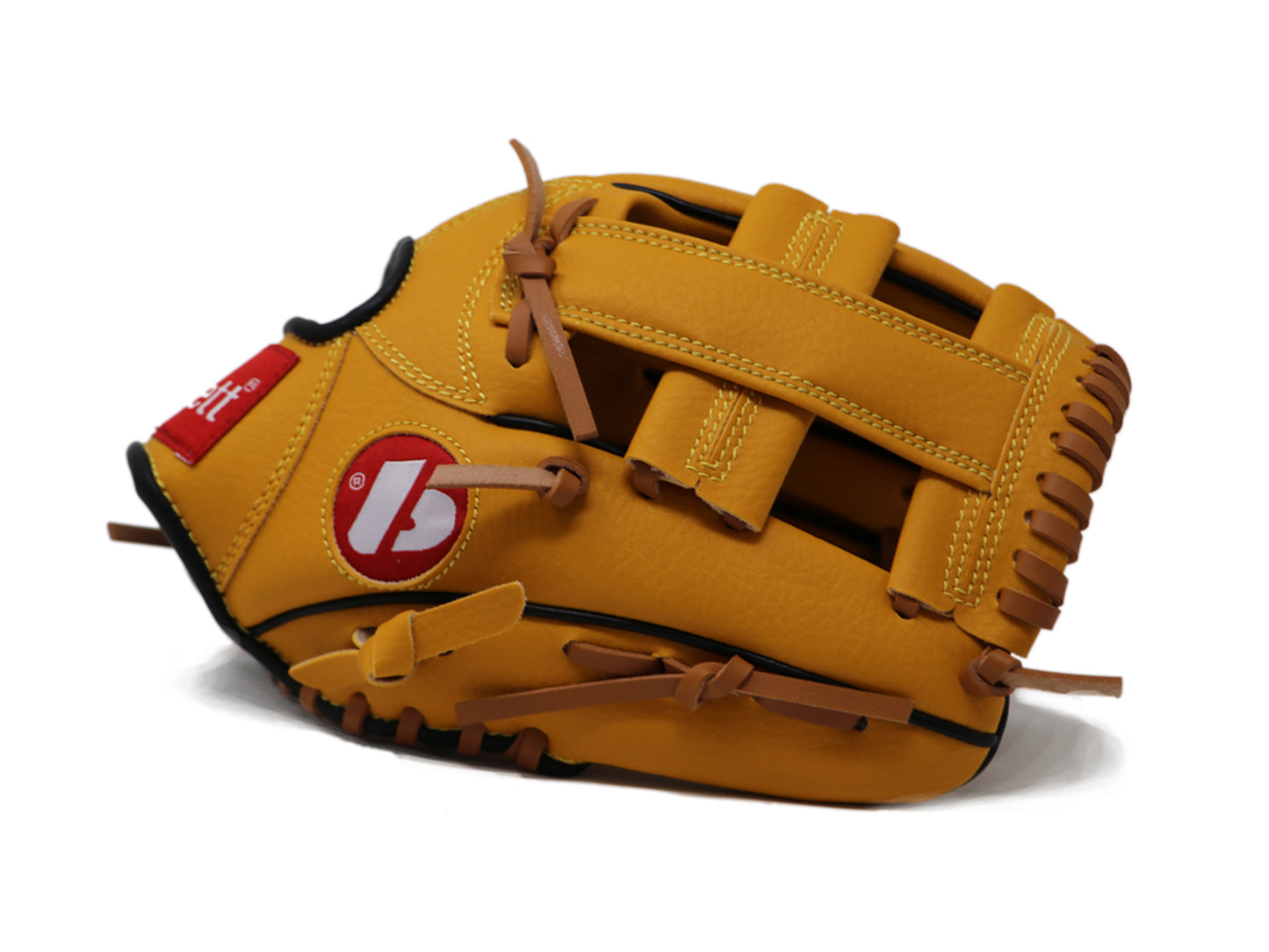 JL-110 Baseball glove, outfield, polyurethane, size 11 ", tan (Right Hand Throw)