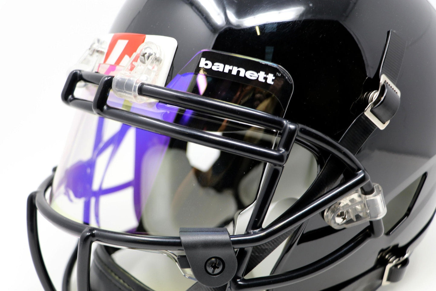 Pack of 2 Barnett Football Eyeshield / Visors, eyes-shield, Revo Blue