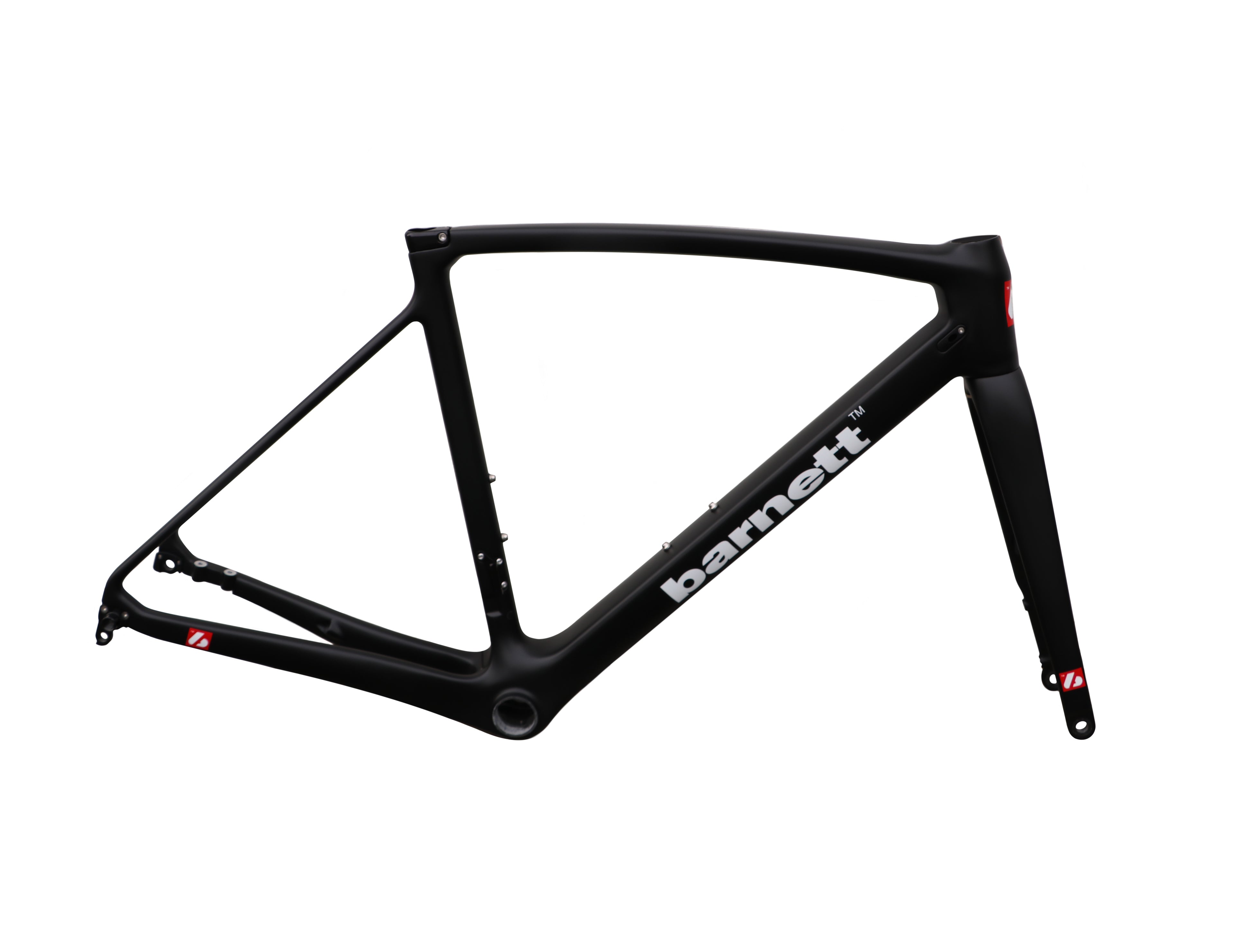 black and white bike frame