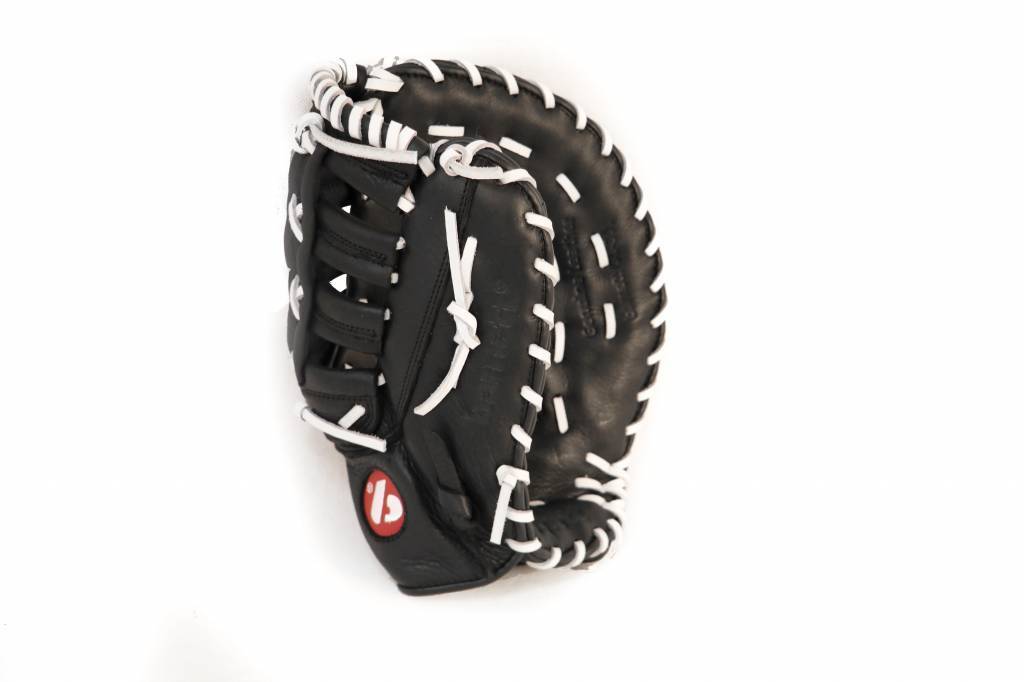 GL-301 Competition first base baseball glove, genuine leather, size 31, Black