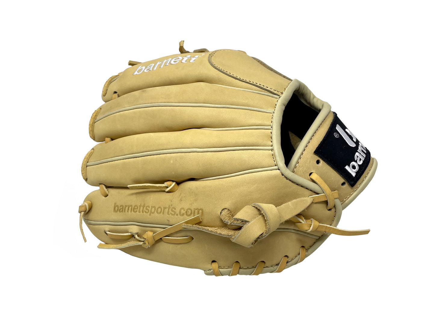 Guante de béisbol FL-115, de cuero de alta calidad, para infield/outfield, 11.5", color beige