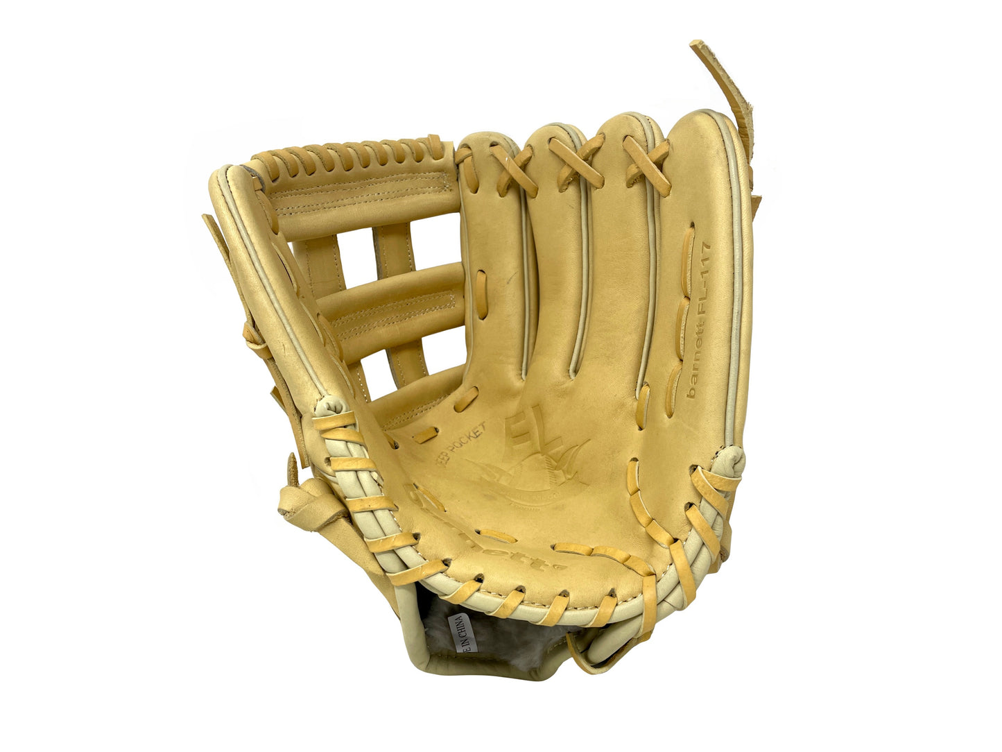 FL-117 Guante de béisbol y sóftbol, cuero, infield/lanzamiento rápido, 11.7", beige