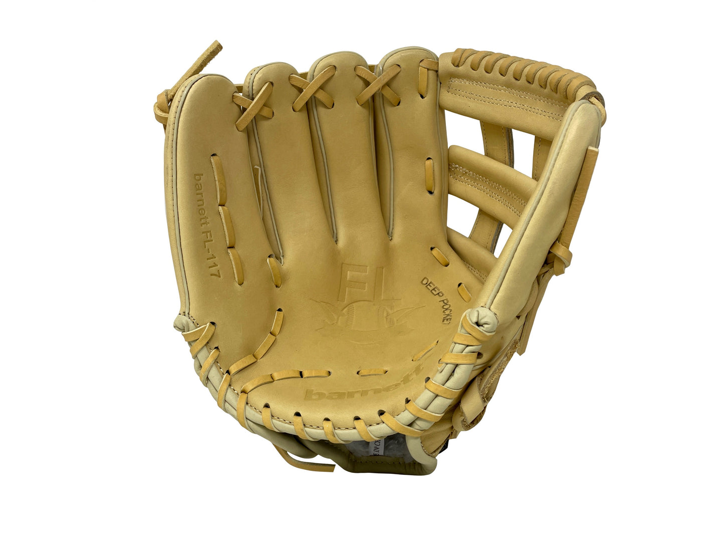 FL-117 Guante de béisbol y sóftbol, cuero, infield/lanzamiento rápido, 11.7", beige