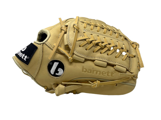 Guante de béisbol FL-120, de cuero, para infield/outfield/lanzador, 12", beige