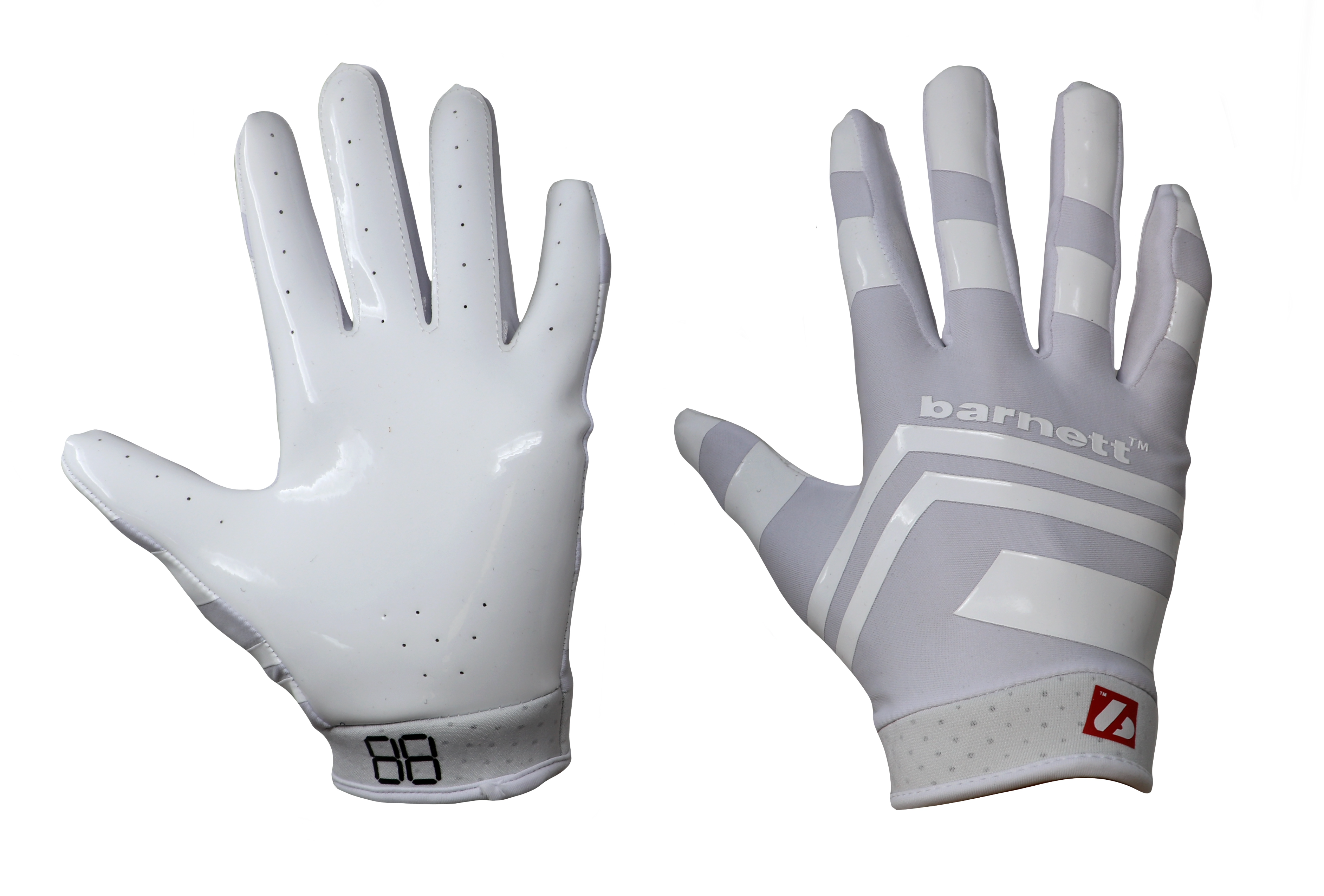 All white discount wide receiver gloves