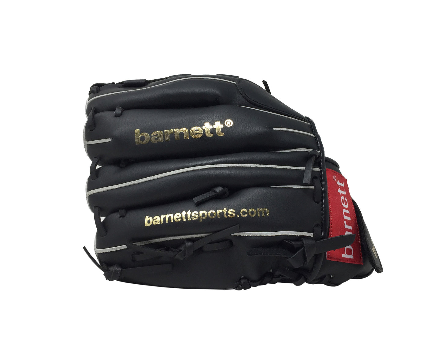 JL-120 INITIATION BASEBALL GLOVE PU OUTFIELD 12, BLACK
