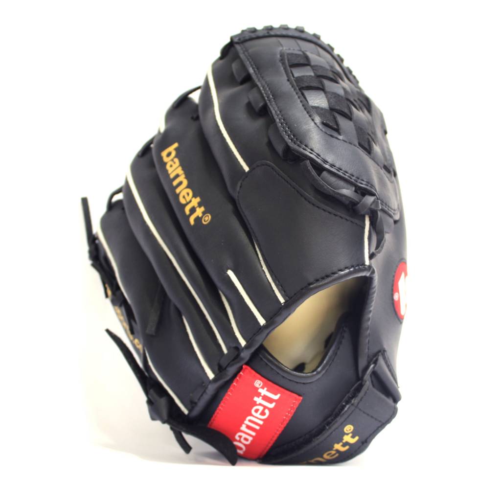 JL-120 INITIATION BASEBALL GLOVE PU OUTFIELD 12, BLACK