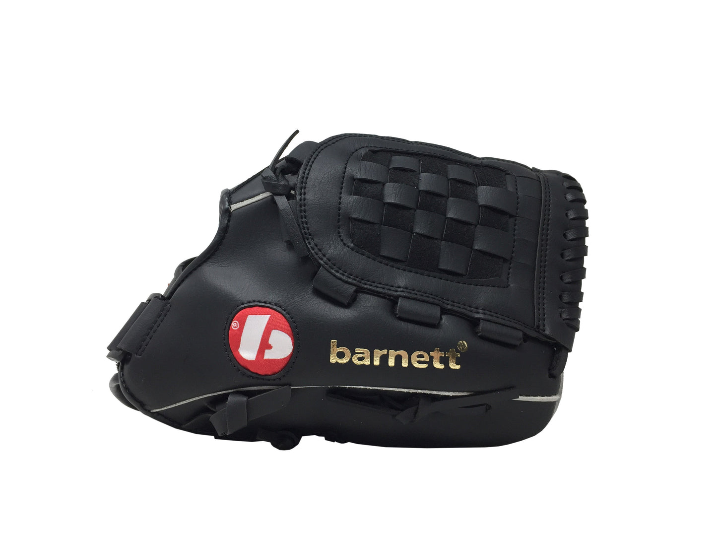 JL-120 INITIATION BASEBALL GLOVE PU OUTFIELD 12, BLACK