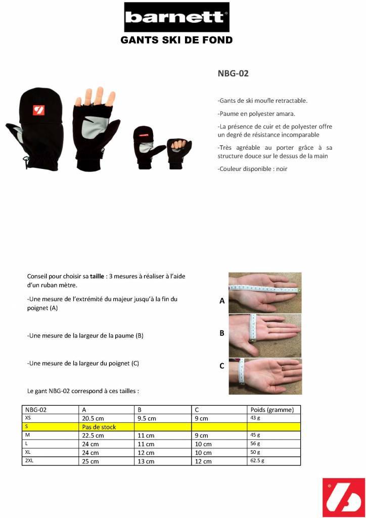 NBG-02 Cross-country and Ski mittens barnett