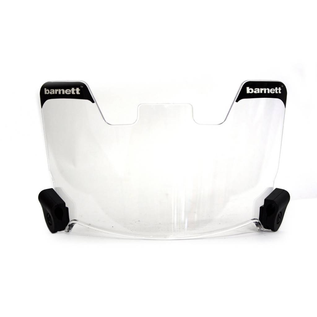 Visera/protector ocular de fútbol Barnett, transparente