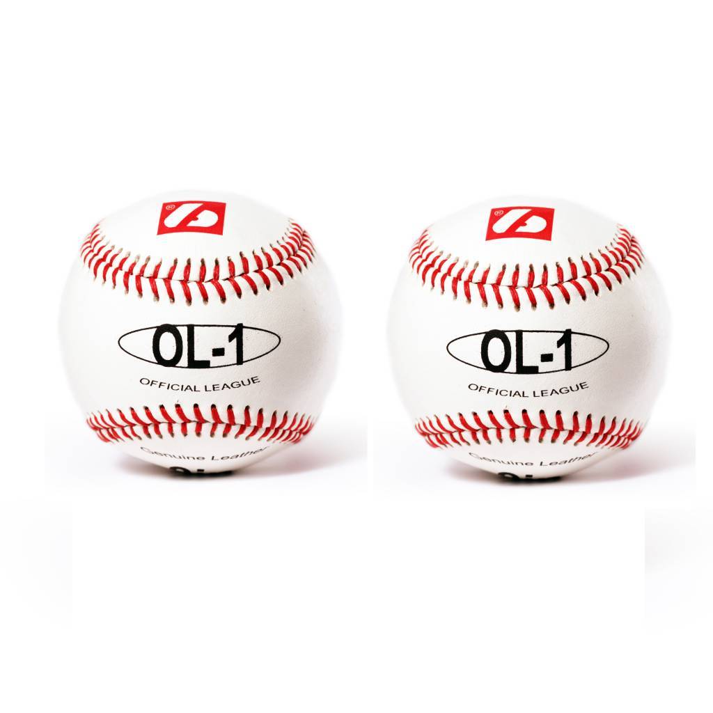 OL-1 Competition baseballs, Size 9" White, 2 pieces