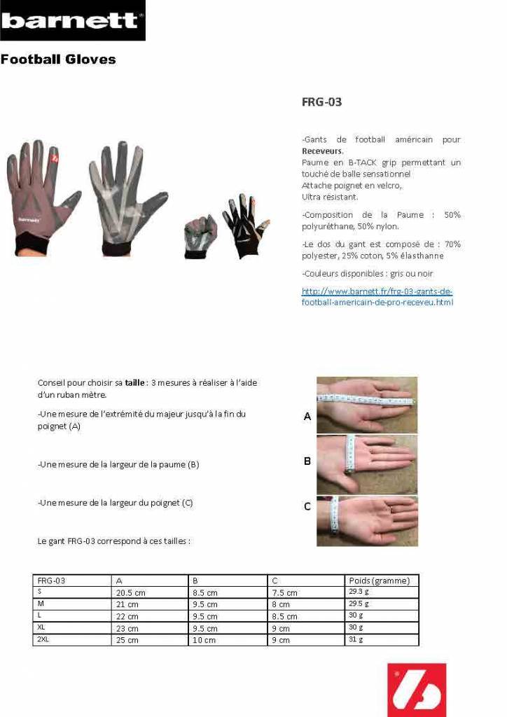 FRG-03 The best receiver football gloves, Black