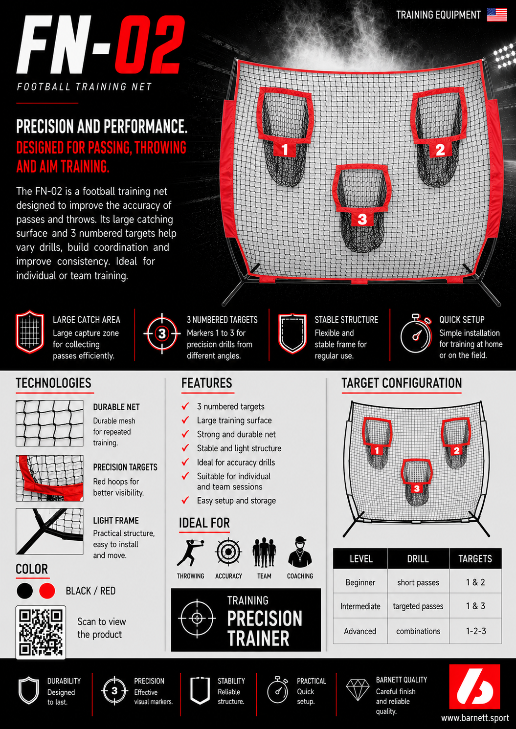 FN-02 Football Practice Net