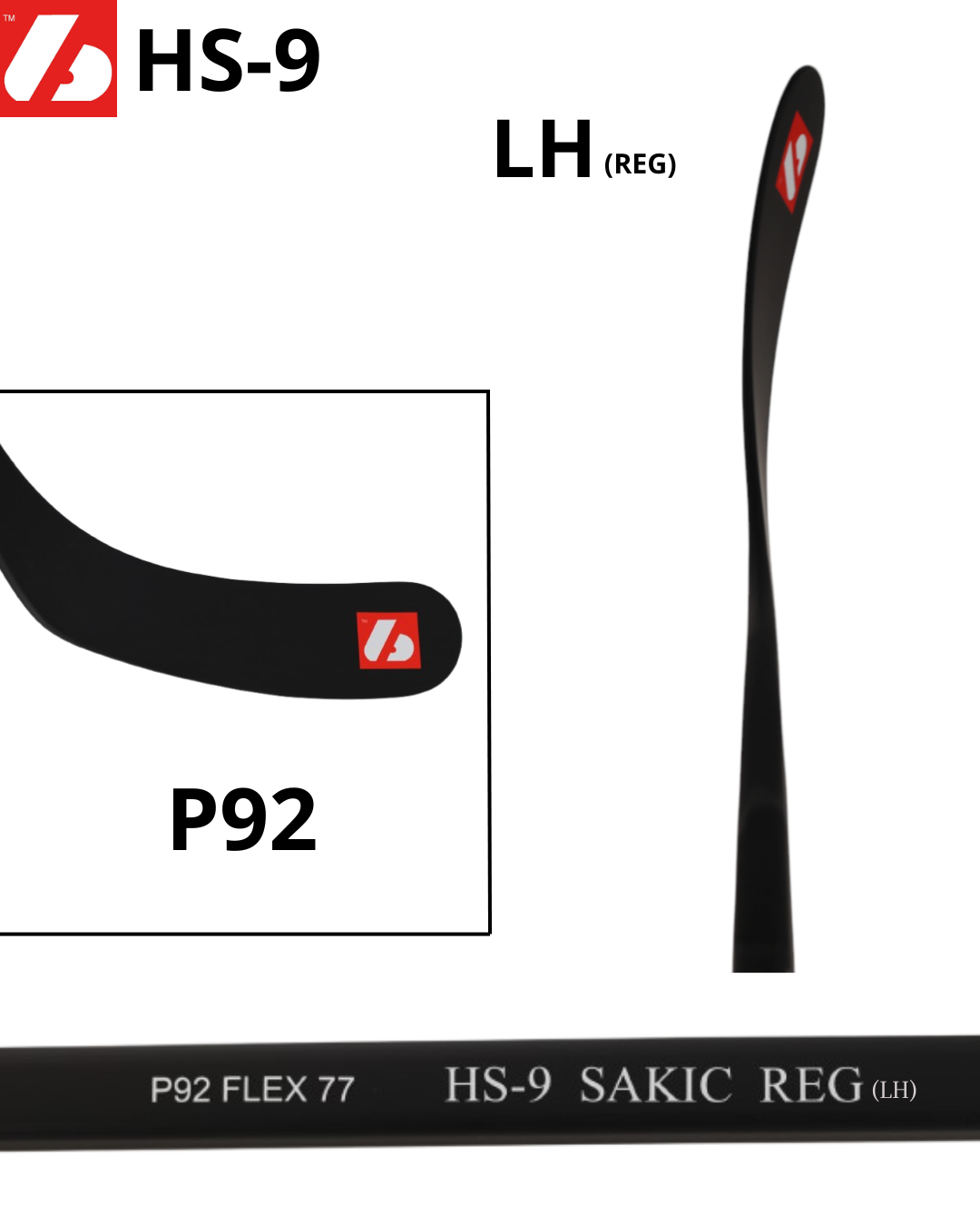 HS-9 High Modulus Carbon Hockey Stick