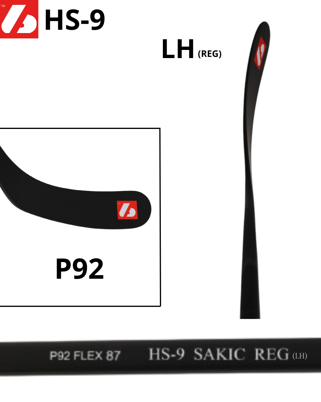 HS-9 High Modulus Carbon Hockey Stick