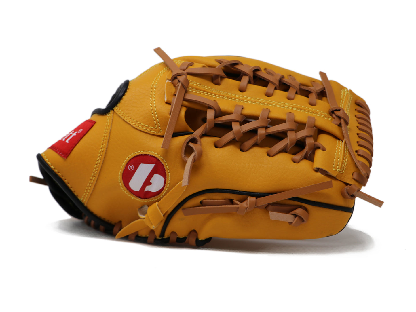 JL-120 - Baseball glove, outfield, polyurethane, size 12.5 ", Tan color (Right Hand Throw)