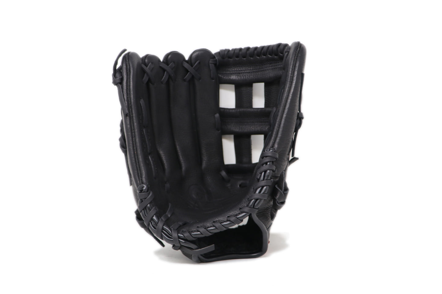 GL-127 Competition baseball glove, genuine leather, outfield 12.7, Black