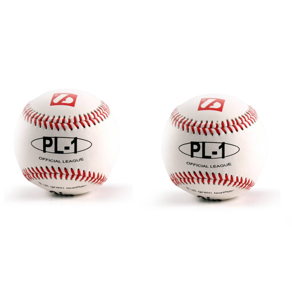PL-1 Elite match baseballs, Size 9" White, 2 pieces