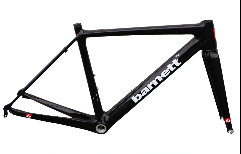 BRC-GLOSSY Carbon Bike frame, Black, White