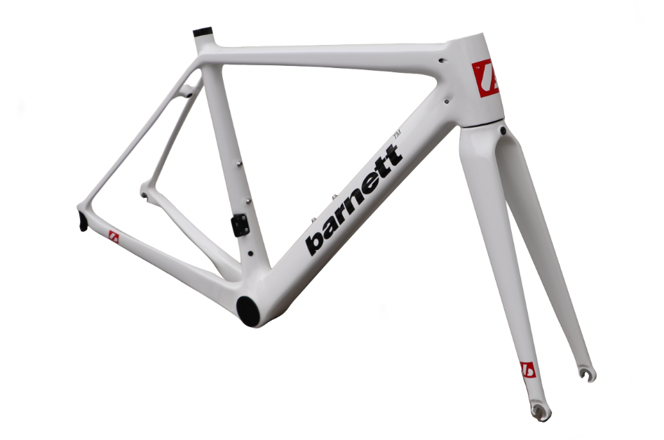 BRC-GLOSSY Carbon Bike frame, Black, White