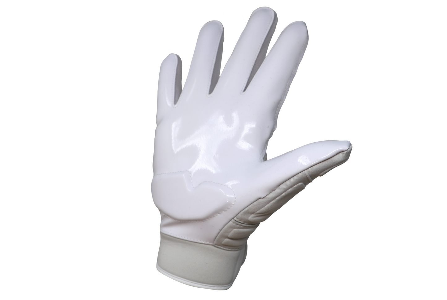 FKG-03 High level linebacker football gloves, LB,RB,TE, White