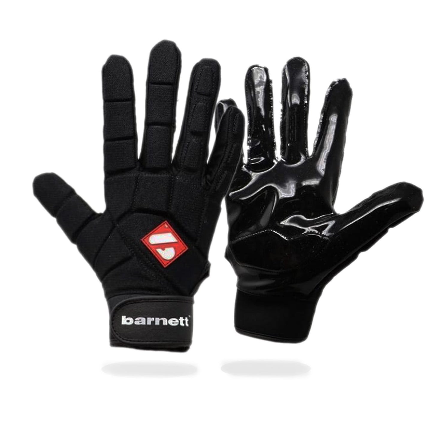FKG-03 High level linebacker football gloves, LB,RB,TE, Black