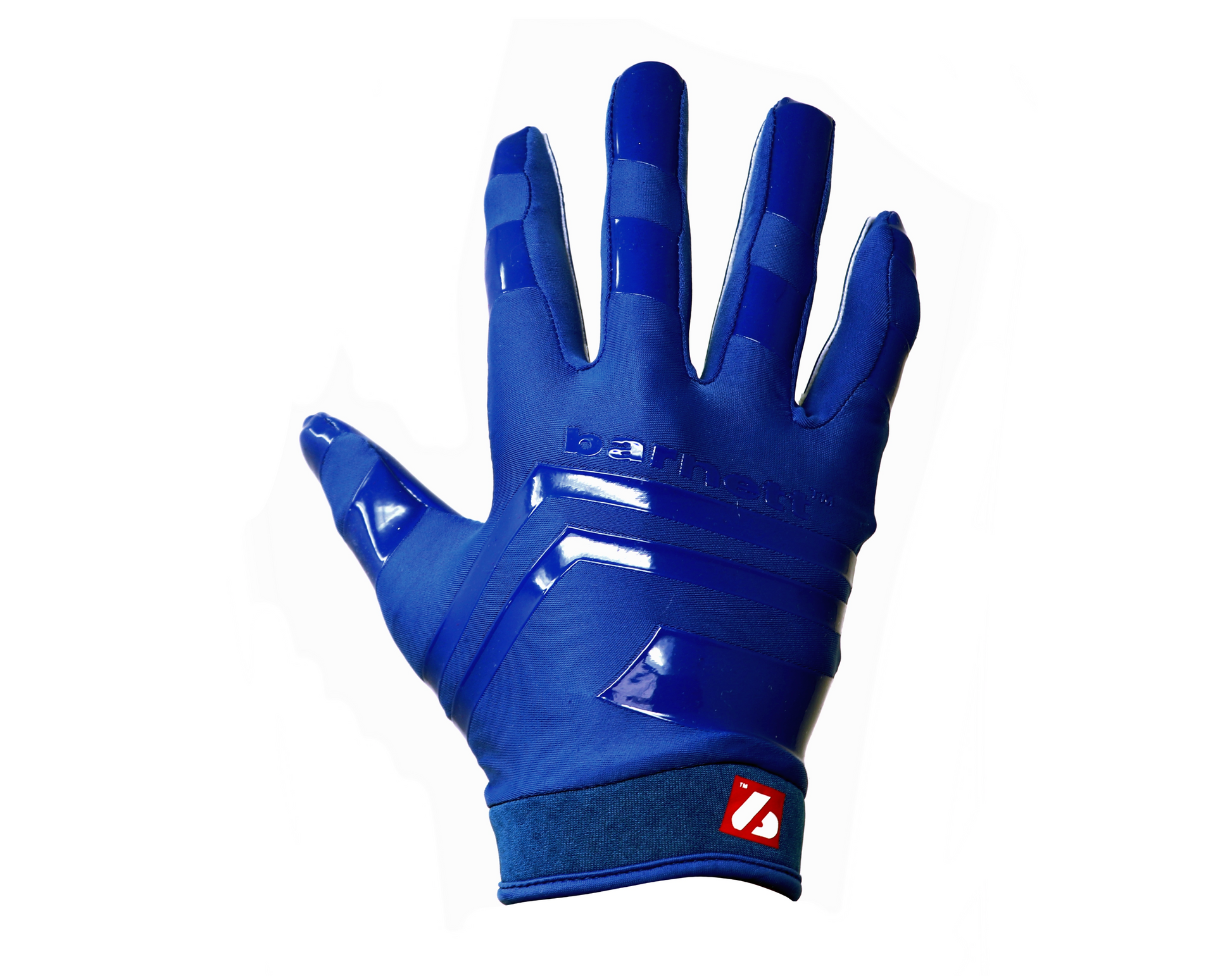 Blue receiver gloves sales