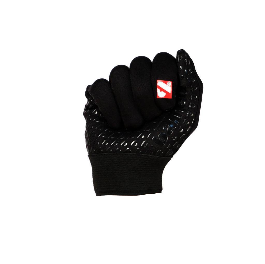 FLGL-02 New generation linebacker football gloves, RE,DB,RB, black