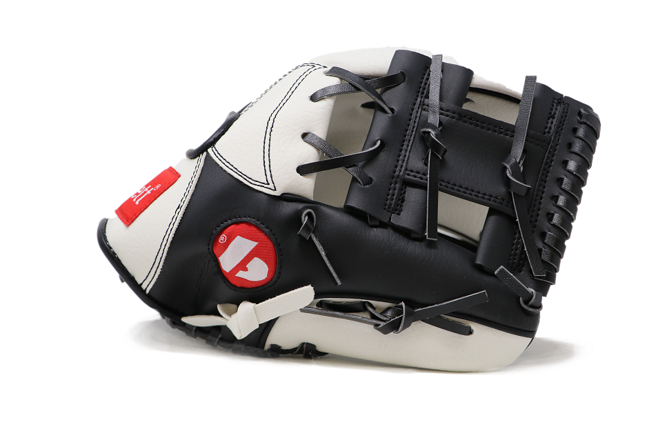 JL-115 baseball glove, outfield, polyurethane, size 11,5", White color (Right Hand Throw)