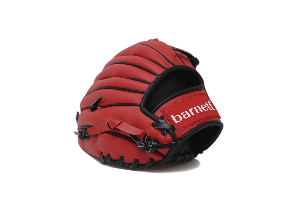 JL-120 - Baseball glove, outfield, polyurethane, size 12.5 ", Red color (Right Hand Throw)
