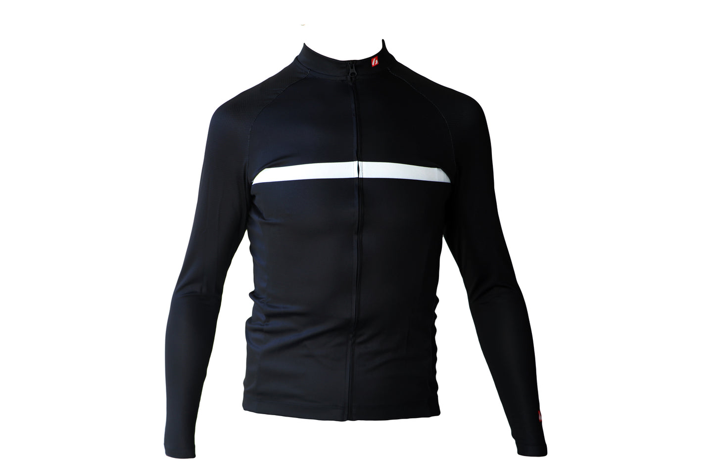 Bike textile - Long sleeved Jersey, black&white