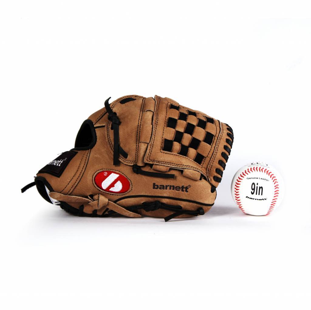 GBSL-2 Baseball set glove and ball, senior, leather (SL-120, LL-1)