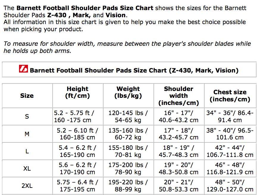VISION IV Football shoulder pad, FB-LB-TE-OL-DL