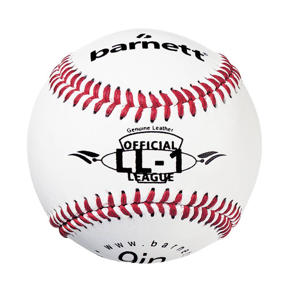 LL-1 Match and practice baseballs, Size 9", White, 2 pieces
