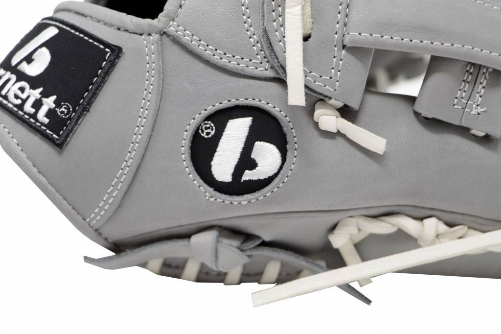 FL-117 Baseball and softball glove, leather, infield / fastpitch 11.7, light grey