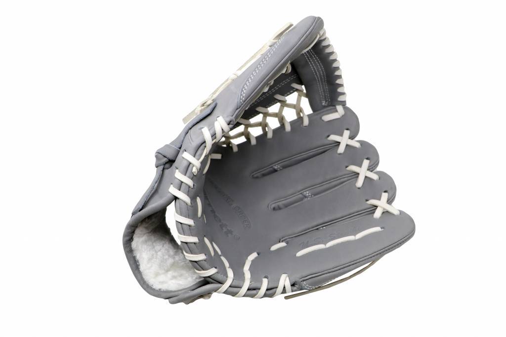 FL-125 Baseball glove, leather, infield / outfield / pitcher, light grey