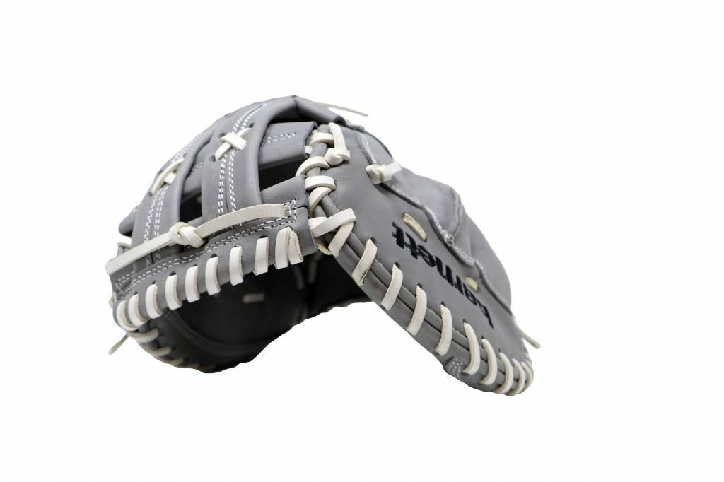 FL-201 Baseball Glove, High Quality, Leather, Catcher, Light Grey