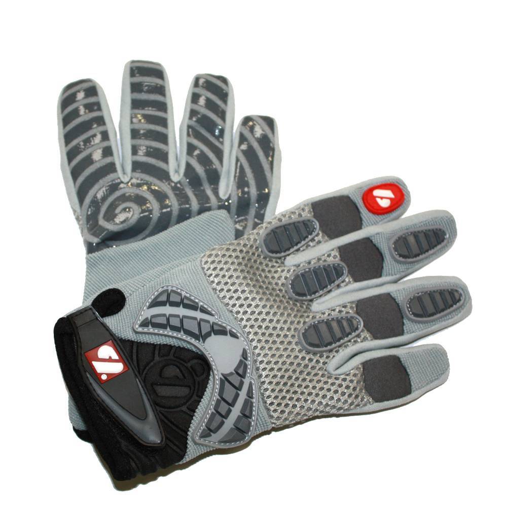 FRG-02 New generation receiver football gloves, RE,DB,RB, grey