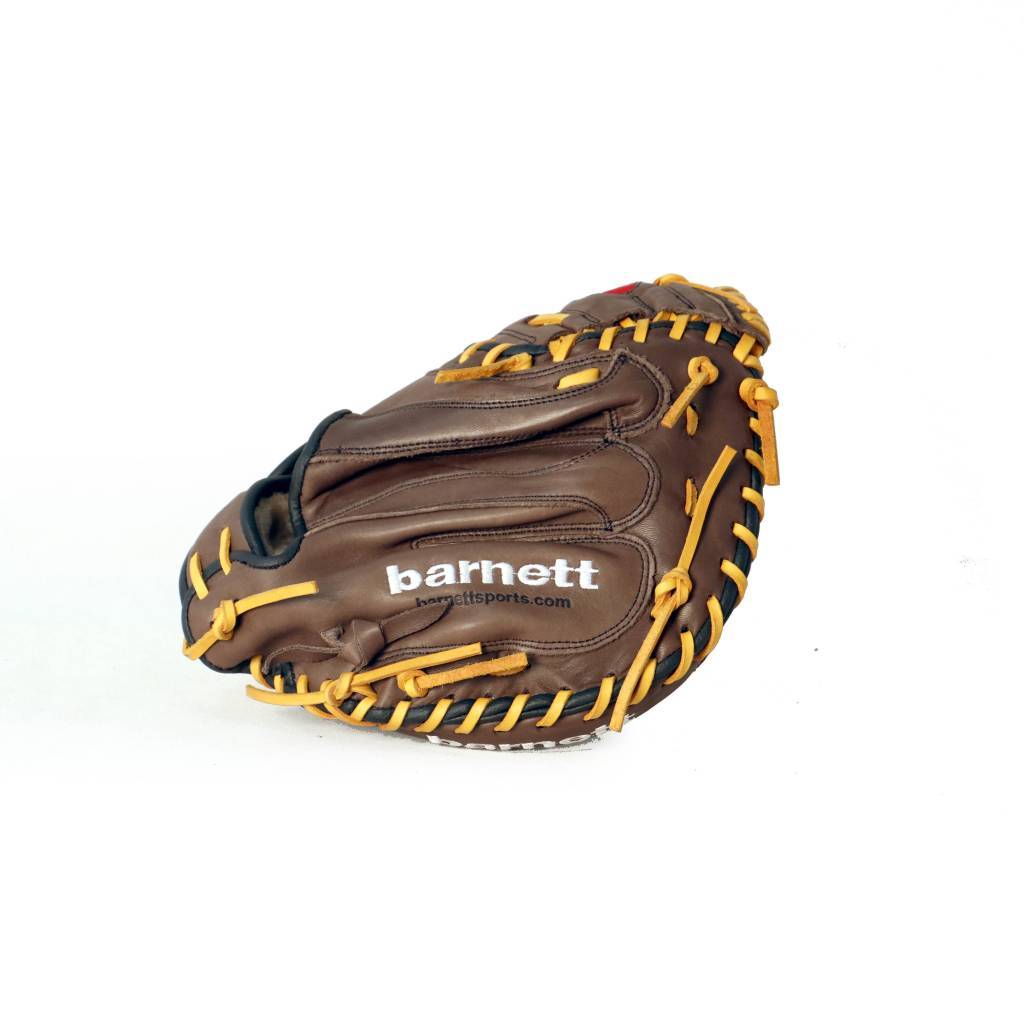 GL-202 Competition catcher baseball glove, genuine leather, adult 32, Brown